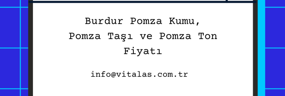 burdur pomza