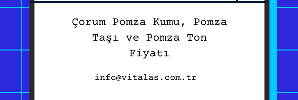çorum pomza